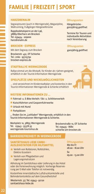 Wernigerode & Schierke Juni Tipps 2022