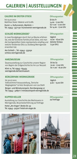 Wernigerode & Schierke Juni Tipps 2022