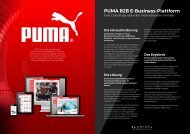 Case Study PUMA - B2B E-Business Plattform by ICONPARC