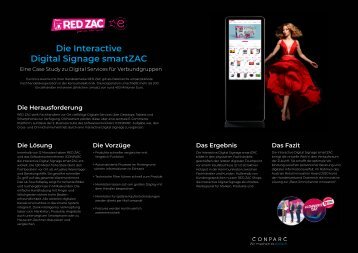 Case Study RED ZAC - Interactive Digital Signage smartZAC by ICONPARC