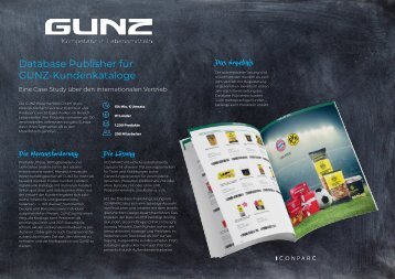 Case Study GUNZ - Database-Publishing by ICONPARC