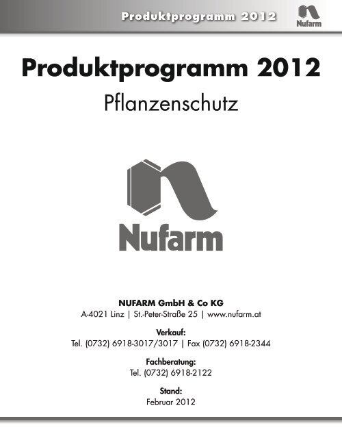 Produktprogramm 2012