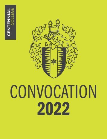 Convocation Program Booklet 2022