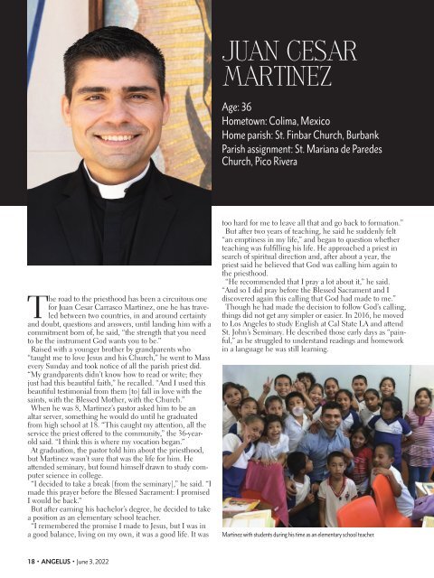 Angelus News | June 3, 2022 | Vol. 7 No. 11