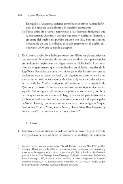 Republica Dominicana: Identidad y Herencias Etnoculturales Indigenas