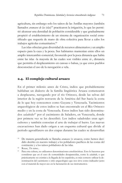 Republica Dominicana: Identidad y Herencias Etnoculturales Indigenas