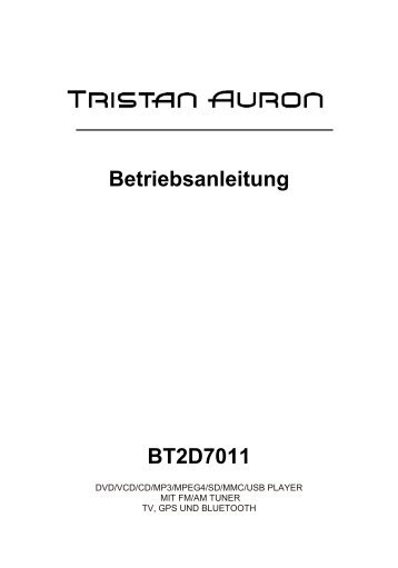 Betriebsanleitung BT2D7011