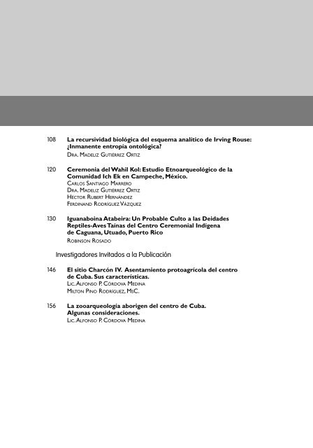 9no Encuentro de Investigadores de Arqueologia y Etnohistoria