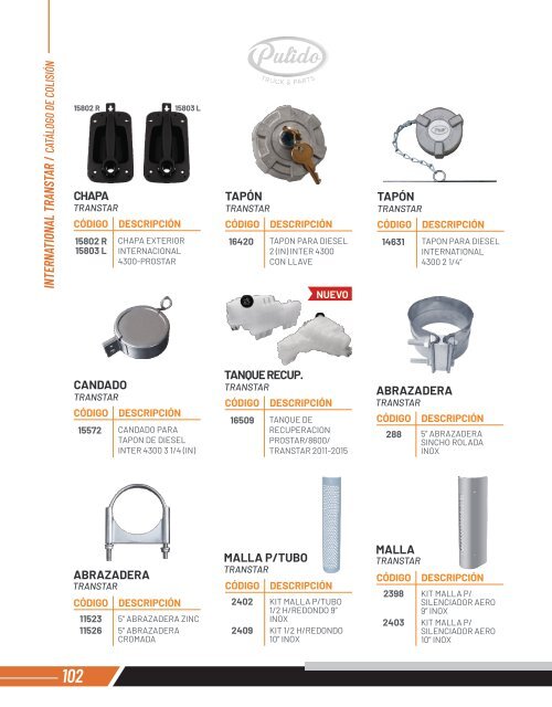 CATALOGO COLISION 3ER EDICION IMPRESION ACTUALIZADO 2022