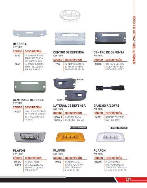 CATALOGO COLISION 3ER EDICION IMPRESION ACTUALIZADO 2022