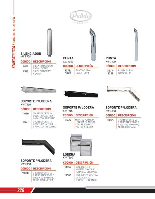 CATALOGO COLISION 3ER EDICION IMPRESION ACTUALIZADO 2022