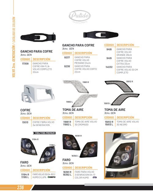 CATALOGO COLISION 3ER EDICION IMPRESION ACTUALIZADO 2022