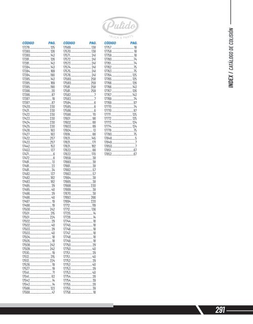 CATALOGO COLISION 3ER EDICION IMPRESION ACTUALIZADO 2022