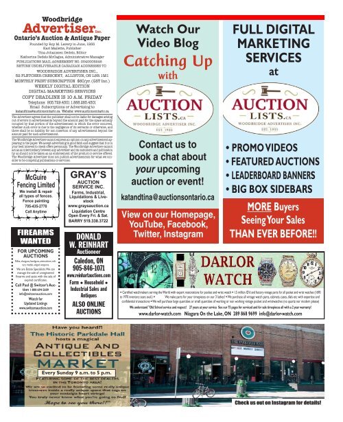 The Woodbridge Advertiser/AuctionLists.ca - 2022-06-06