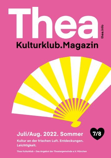 Thea Magazin Juli/ Aug. 2022