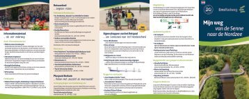 Flyer Ems-fietsroute