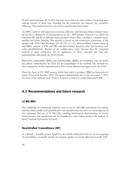 3. Fusarium mycotoxins in cereals - Plant Research International ...