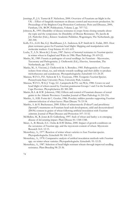 3. Fusarium mycotoxins in cereals - Plant Research International ...