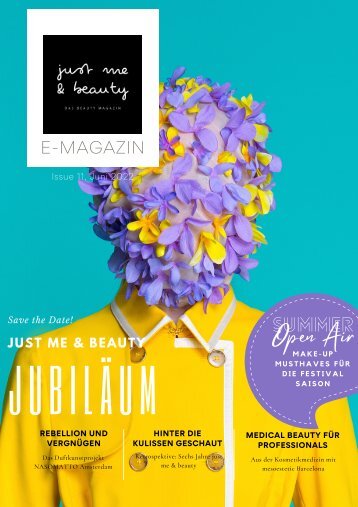 just me & beauty E-Magazin Issue N°11 Juni 2022