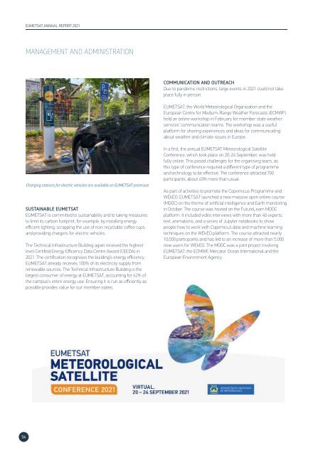 EUMETSAT Annual Report 2021