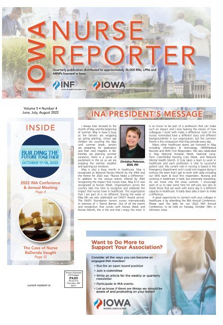 Iowa Nurse Reporter - June 2022