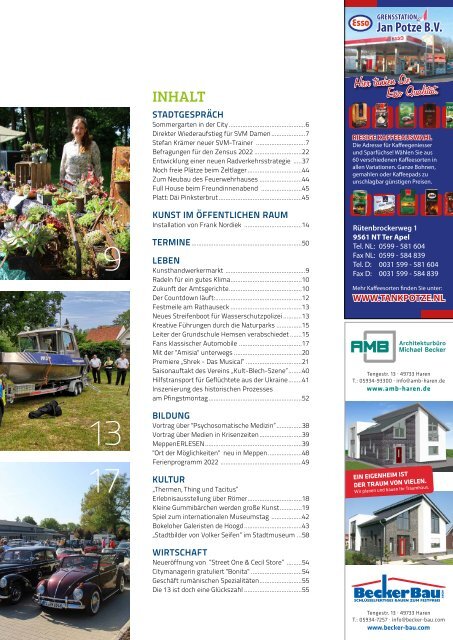 Emsblick Meppen - Heft 50 (Juni/Juli 2022)