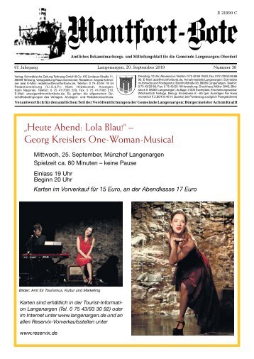 Montfort-Bote 20.09.2019
