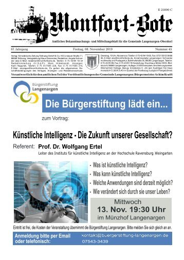 Montfort-Bote 08.11.2019