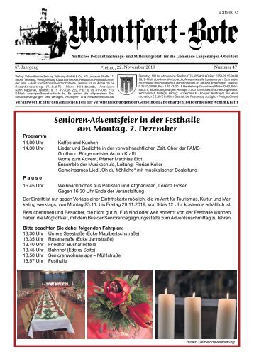 Montfort-Bote 22.11.2019