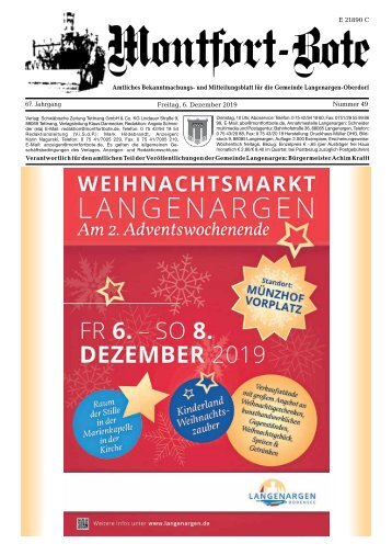 Montfort-Bote 06.12.2019