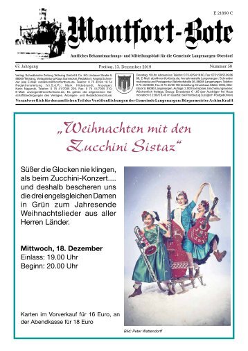 Montfort-Bote 13.12.2019