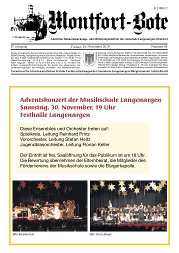 Montfort-Bote 29.11.2019