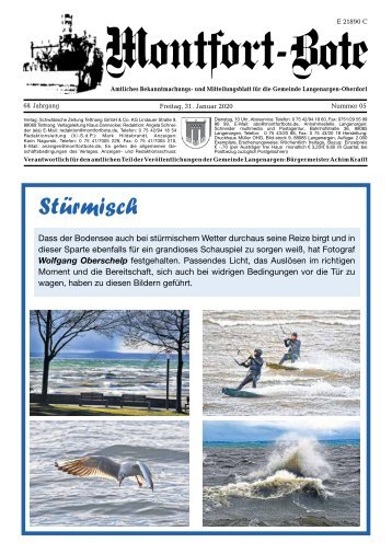 Montfort-Bote 31.01.2020