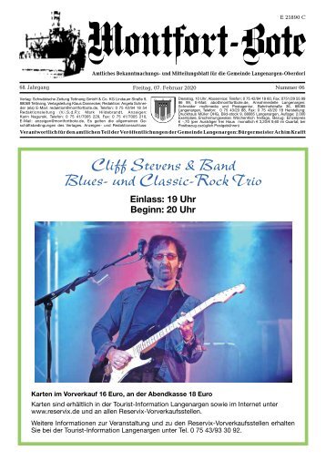Montfort-Bote 07.02.2020