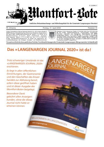Montfort-Bote 17.04.2020