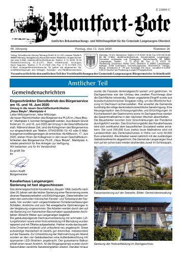 Montfort-Bote 12.06.2020