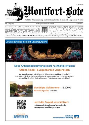 Montfort-Bote 29.01.2021