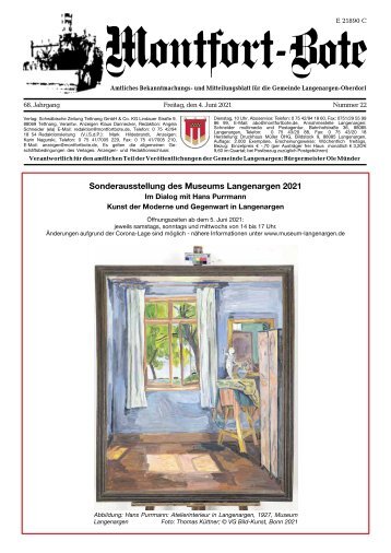 Montfort-Bote 04.06.2021