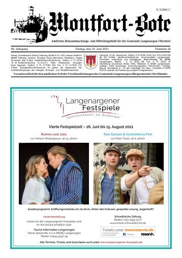 Montfort-Bote 18.06.2021