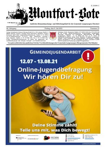 Montfort-Bote 09.07.2021