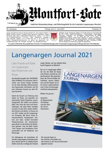 Montfort-Bote 11.06.2021