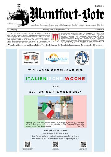 Montfort-Bote 24.09.2021