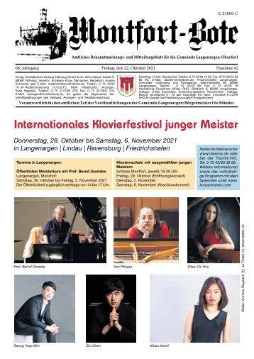 Montfort-Bote 22.10.2021