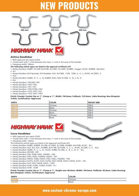 Highway Hawk Handlebars