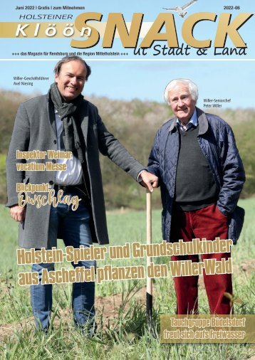 Holsteiner KlöönSNACK - Ausgabe Rendsburg / Mittelholstein - Juni 2022