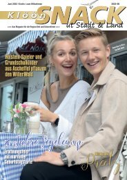 Holsteiner KlöönSNACK - Ausgabe Kiel / Eckernförde - Juni 2022