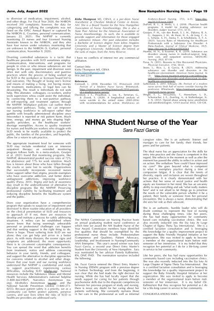 New Hampshire Nursing News - June 2022