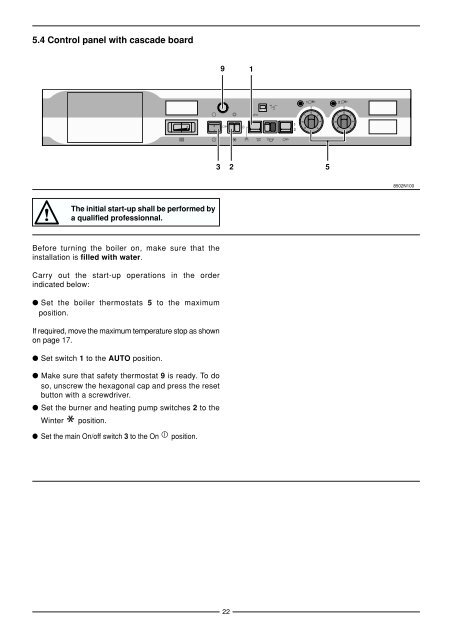 K Control panel