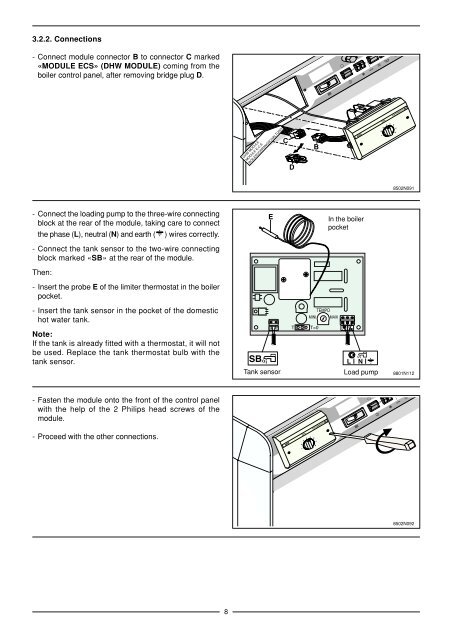 K Control panel