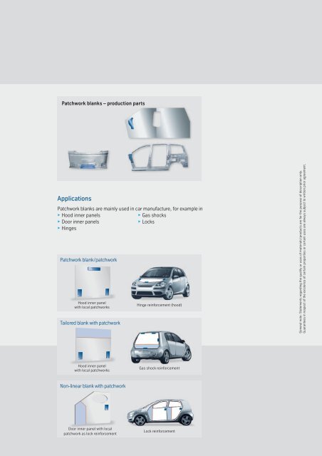 ThyssenKrupp Patchwork Blanks - ThyssenKrupp Tailored Blanks